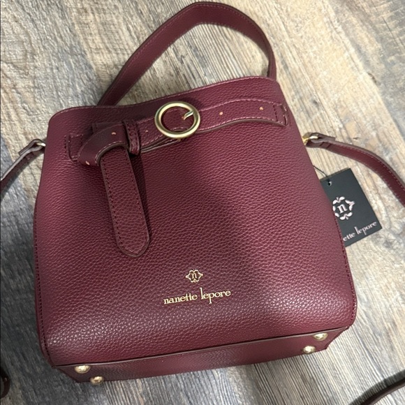 Nanette Lepore Handbags - Nanette Lepore Deep Red Shoulder Bag